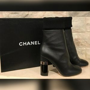 Chanel Short Boot Kangaroo Leather